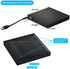 Blingco External CD DVD Drive, USB 2.0 Slim Protable External CD-RW Drive DVD-RW Burner Writer Player for Laptop Notebook PC Desktop Computer, Black